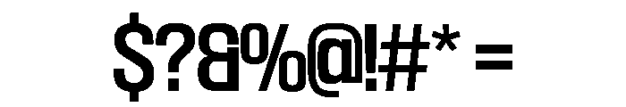 SwisspostersVAR Medium Instance Font OTHER CHARS