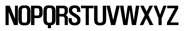SwisspostersVAR Medium Instance Font UPPERCASE