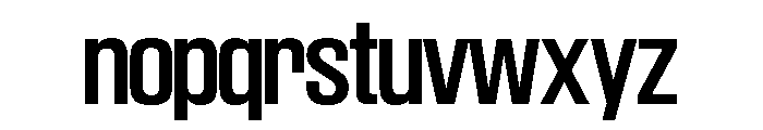 SwisspostersVAR Medium Instance Font LOWERCASE