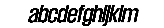 SwisspostersVAR MediumItalic Instance FONT