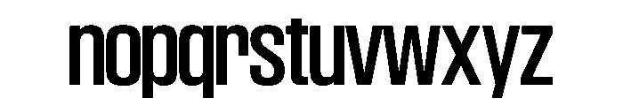 SwisspostersVAR MediumTall Instance Font LOWERCASE