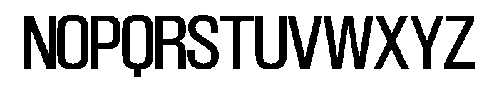 SwisspostersVAR Regular Instance Font UPPERCASE