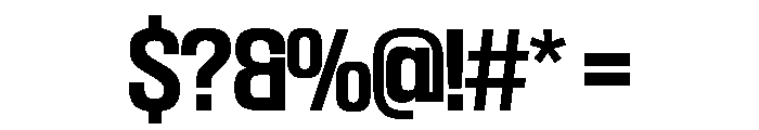 SwisspostersVAR SemiBold Instance Font OTHER CHARS