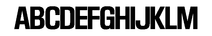 SwisspostersVAR SemiBold Instance Font UPPERCASE