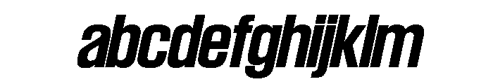 SwisspostersVAR SemiBoldItalic Instance FONT