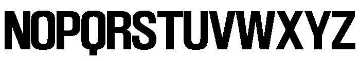 SwisspostersVAR SemiBoldTall Instance Font UPPERCASE