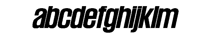 SwisspostersVAR SemiBoldTallItalic Instance FONT
