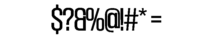 SwisspostersVAR SemiCondensed Instance Font OTHER CHARS