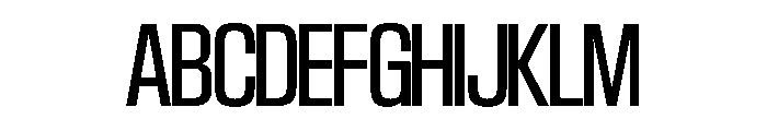 SwisspostersVAR SemiCondensed Instance Font UPPERCASE