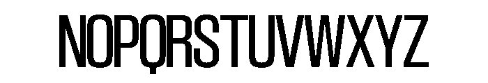 SwisspostersVAR SemiCondensed Instance Font UPPERCASE