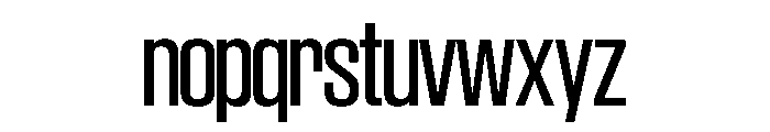 SwisspostersVAR SemiCondensed Instance Font LOWERCASE