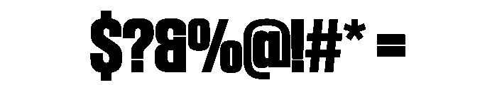 SwisspostersVAR SemiCondensedBlack Instance Font OTHER CHARS