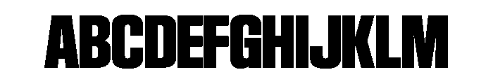 SwisspostersVAR SemiCondensedBlack Instance Font UPPERCASE