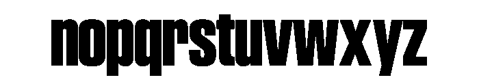 SwisspostersVAR SemiCondensedBlackTall Instance Font LOWERCASE