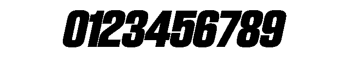 SwisspostersVAR SemiCondensedBlackTallItalic Instance Font OTHER CHARS