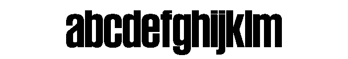 SwisspostersVAR SemiCondensedBoldTall Instance FONT