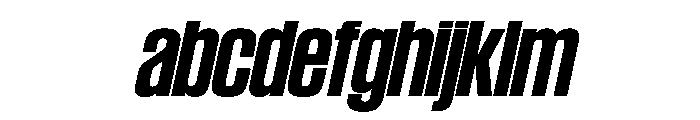 SwisspostersVAR SemiCondensedBoldTallItalic Instance FONT