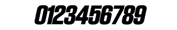 SwisspostersVAR SemiCondensedExtraBoldTallItalic Instance Font OTHER CHARS