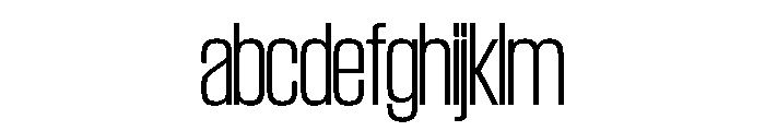 SwisspostersVAR SemiCondensedExtraLight Instance FONT