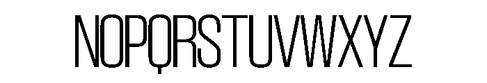 SwisspostersVAR SemiCondensedExtraLightTall Instance Font UPPERCASE