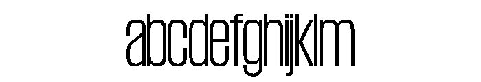 SwisspostersVAR SemiCondensedExtraLightTall Instance FONT