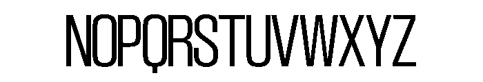 SwisspostersVAR SemiCondensedLight Instance Font UPPERCASE