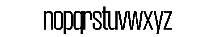 SwisspostersVAR SemiCondensedLight Instance Font LOWERCASE
