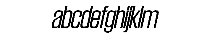 SwisspostersVAR SemiCondensedLightItalic Instance FONT