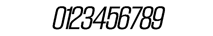 SwisspostersVAR SemiCondensedLightTallItalic Instance Font OTHER CHARS