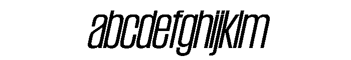 SwisspostersVAR SemiCondensedLightTallItalic Instance FONT