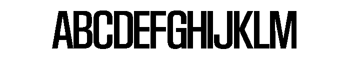 SwisspostersVAR SemiCondensedMedium Instance Font UPPERCASE