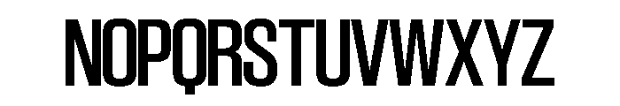 SwisspostersVAR SemiCondensedMedium Instance Font UPPERCASE