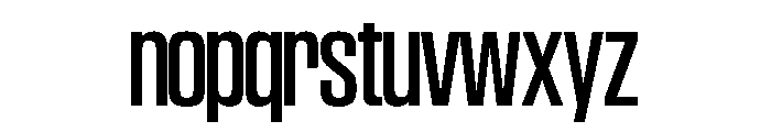 SwisspostersVAR SemiCondensedMediumTall Instance Font LOWERCASE