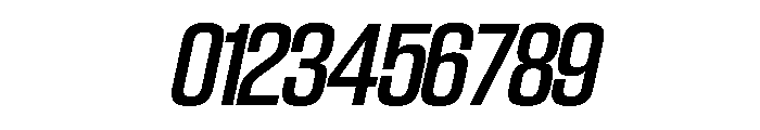 SwisspostersVAR SemiCondensedMediumTallItalic Instance Font OTHER CHARS