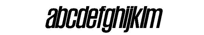 SwisspostersVAR SemiCondensedMediumTallItalic Instance FONT