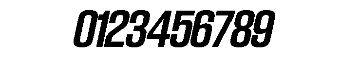 SwisspostersVAR SemiCondensedSemiBoldItalic Instance Font OTHER CHARS