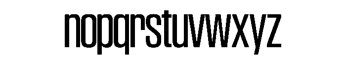 SwisspostersVAR SemiCondensedTall Instance Font LOWERCASE