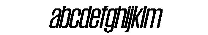 SwisspostersVAR SemiCondensedTallItalic Instance FONT