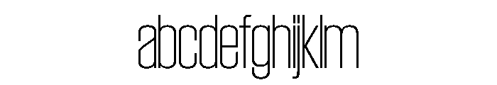 SwisspostersVAR SemiCondensedThin Instance FONT