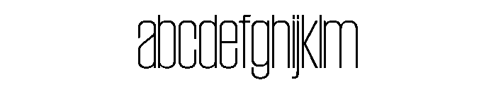 SwisspostersVAR SemiCondensedThinTall Instance FONT