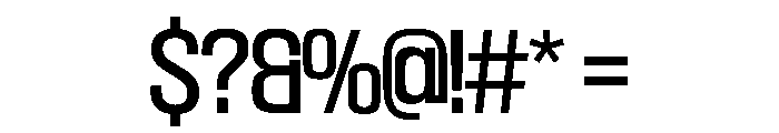 SwisspostersVAR Tall Instance Font OTHER CHARS