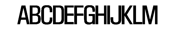 SwisspostersVAR Tall Instance Font UPPERCASE