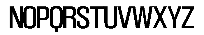SwisspostersVAR Tall Instance Font UPPERCASE