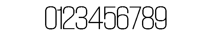 SwisspostersVAR Thin Instance Font OTHER CHARS
