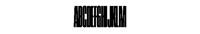 SwisspostersVAR UltraCondensedBlack Instance Font UPPERCASE