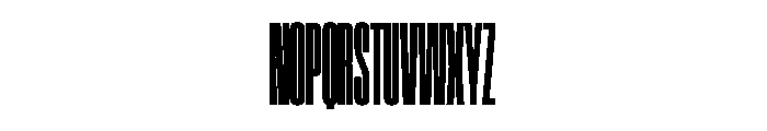 SwisspostersVAR UltraCondensedBlack Instance Font UPPERCASE