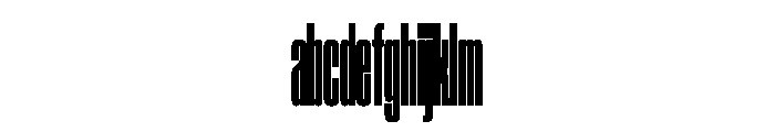 SwisspostersVAR UltraCondensedBlack Instance FONT