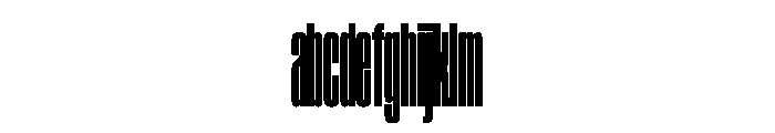 SwisspostersVAR UltraCondensedBlackTall Instance FONT