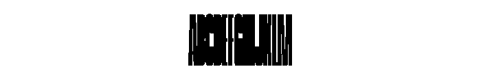 SwisspostersVAR UltraCondensedBold Instance Font UPPERCASE