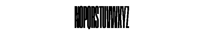 SwisspostersVAR UltraCondensedExtraBold Instance Font UPPERCASE